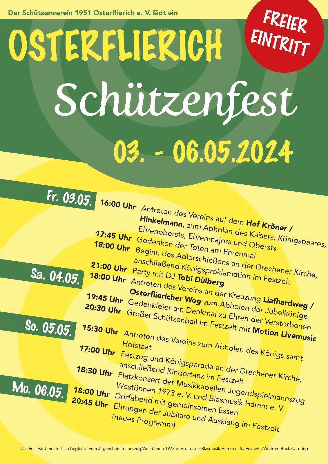 Schützenfest Flyer